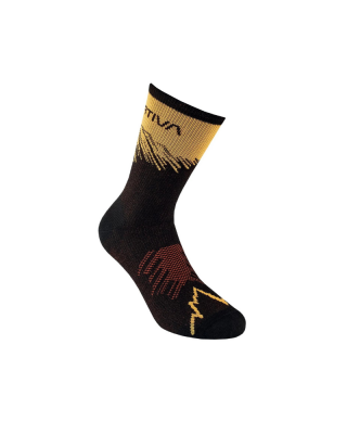  Pánske ponožky LA SPORTIVA Sky socks Black/Springtime